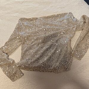 FP Movement by Free People Sparkling Sequin Top